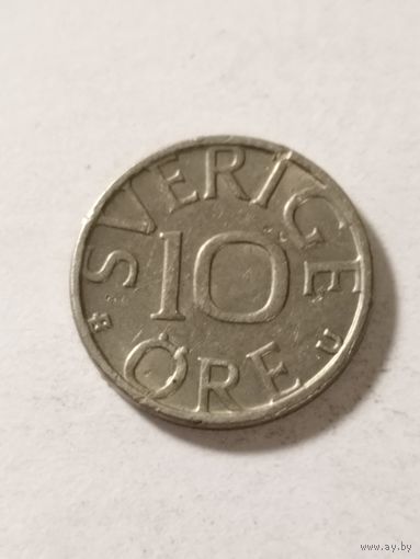 Швеция 10 оре 1980