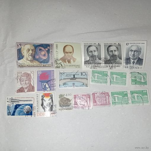 Марки СССР и DDR, ГДР