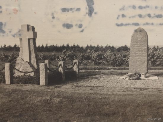 Фото ПМВ Памятник павшим Немецким бойцам .Оригинал