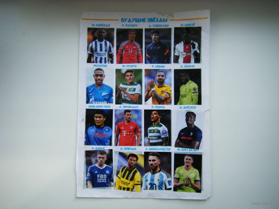 Наклейки футбол 22 шт.