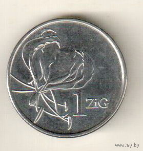 Зимбабве 1 золотый 2024