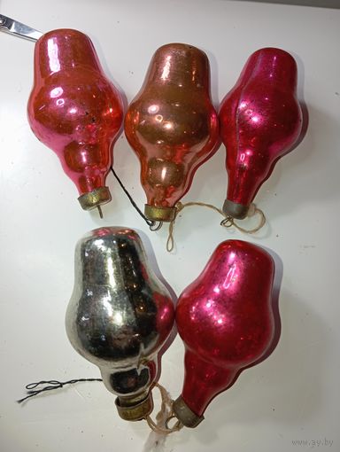 Ёлочные мини игрушки  , СССР .