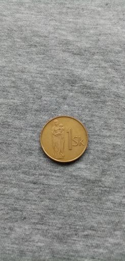 1 крона. Словакия