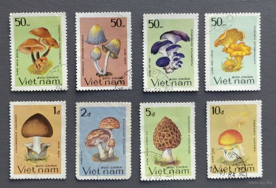 Вьетнам.1983.Грибы (полная серия 8 марок)