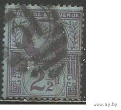 Британия. Королева Виктория. 1887г. Mi#89.