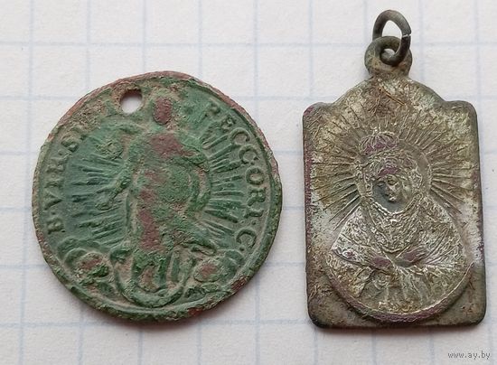 Медальон католический, сборный лот