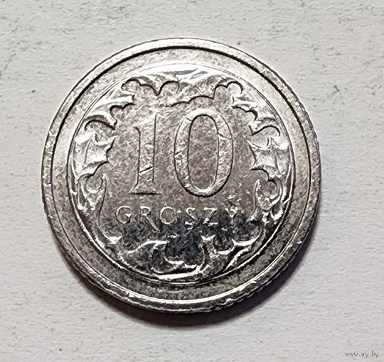 Польша 10 грошей, 2019
