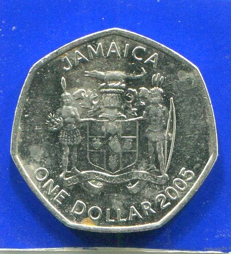 Ямайка 1 доллар 2005