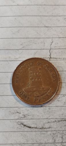 Джерси 1 пенни 1987