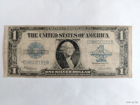 1 ДОЛЛАР 1923 ГОД
