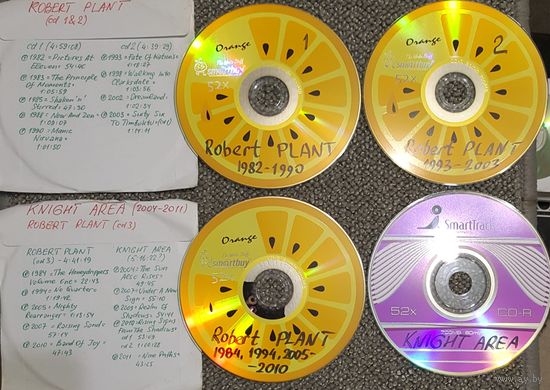 CD MP3 Robert PLANT, KNIGHT AREA - 4 CD