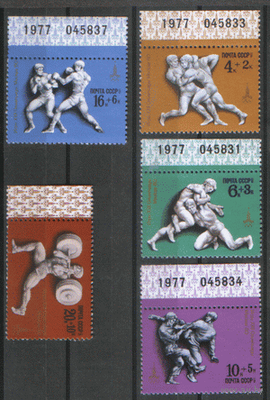 Заг. 4652/56. 1977. ОИ 1980 года в Москве. ЧиСт.