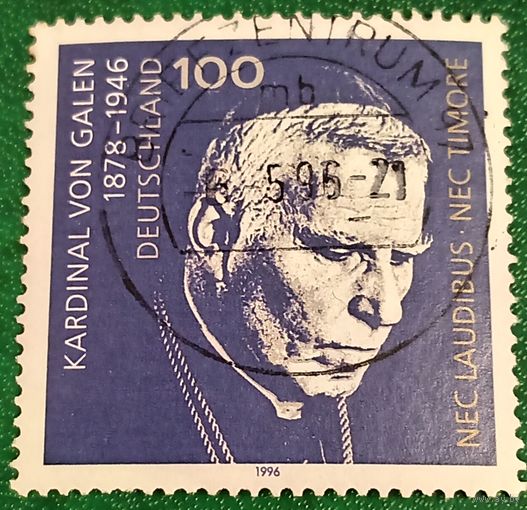 Германия 1996. Кардинал Клеменс Август графа фон Галена 1878-1946