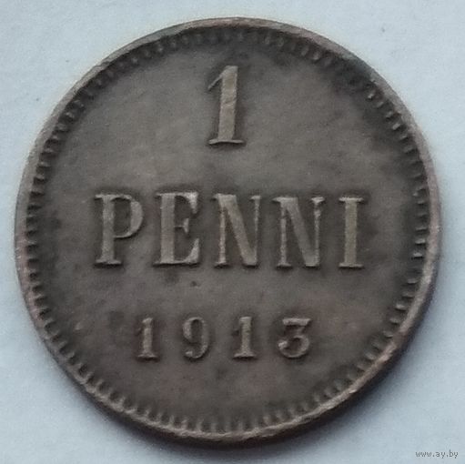 Россия для Финляндии 1 пенни 1913 г.