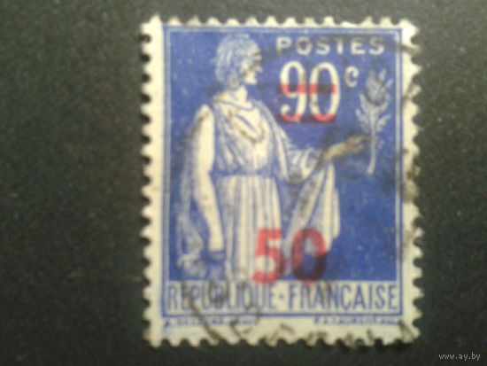 Франция 1941 стандарт надпечатка