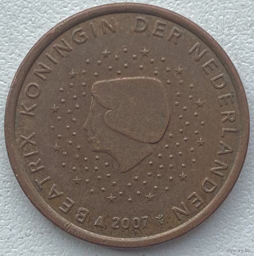 Нидерланды 5 евроцентов 2007 г.