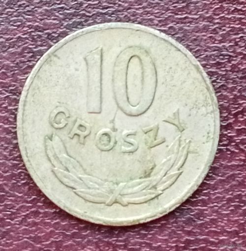 Польша 10 грошей, 1949 Медно-никелевый сплав, 2гр