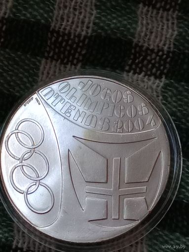 Португалия 10 евро 2004 олимпиада серебро