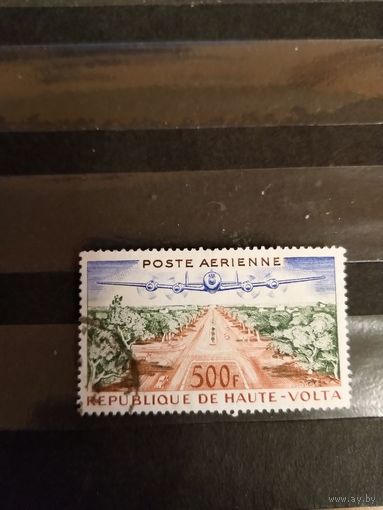 1961 республика Верхняя Вольта дорогая концовка серии авиация самолёт (2-14)