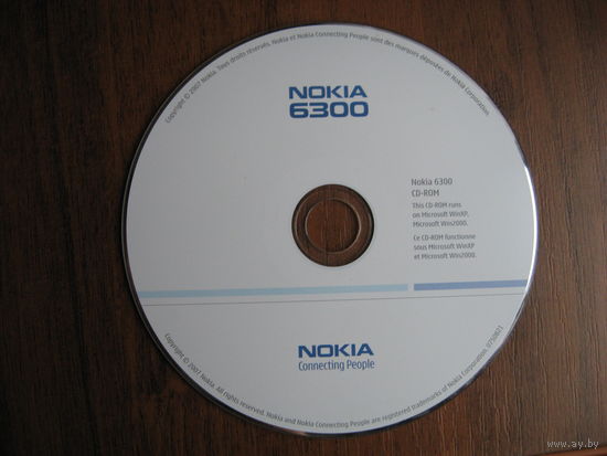 Оригинальный диск и драйверами и ПО от телефона NOKIA