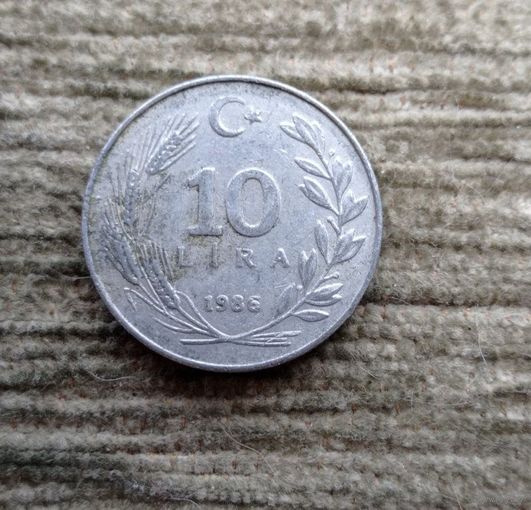 Werty71 Турция 10 лир 1986