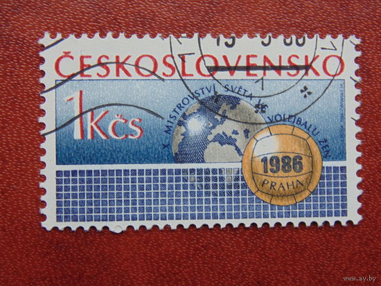 Чехословакия 1986г. Спорт.