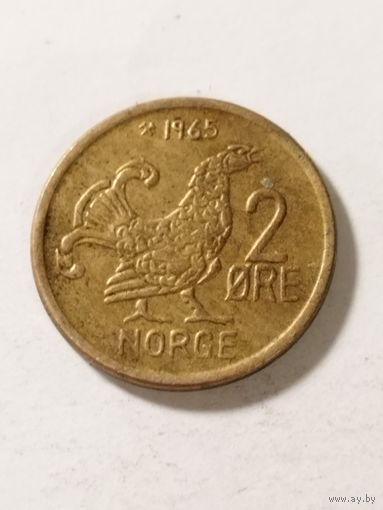 Норвегия 2 оре 1965