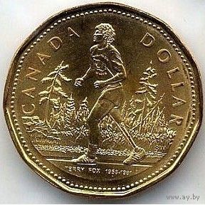 Канада 1 доллар, 2005 25 лет Марафону Надежды UNC
