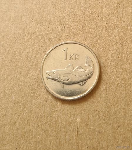 Исландия 1 крона, 2003, ISLAND 1 KRONA, 2003