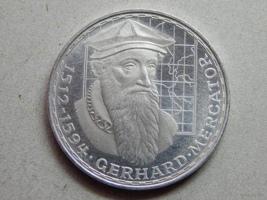 ФРГ 5 марок 1969г.Герхард Меркатор.UNC