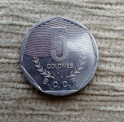 Werty71 Коста-Рика 5 колон 1983