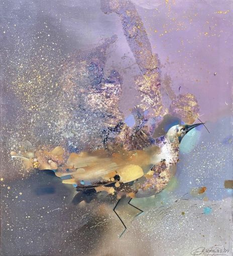 Андрукович К.Н "Кукушка",1995г. Холст, масло. Размер 73,5х66 см.