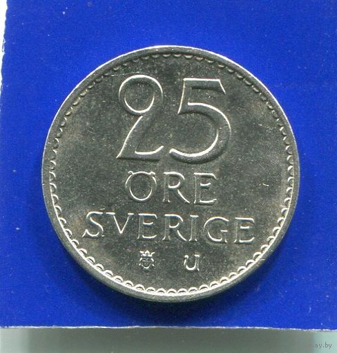 Швеция 25 эре 1973
