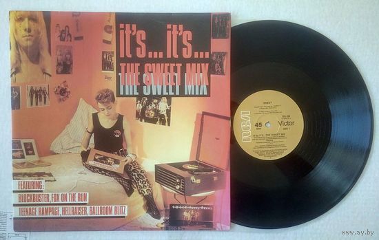 THE SWEET - It's It's... The Sweet Mix (12" ВИНИЛ maxi-single AUSTRALIA 1984)