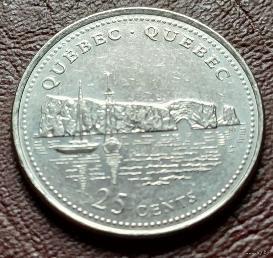 Канада 25 центов, 1992 Квебек    ( 1-6-8 )
