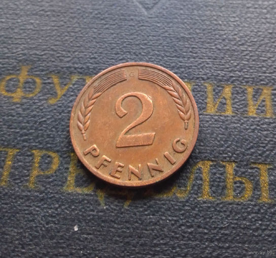 2 пфеннига 1970 (G) Германия ФРГ #04
