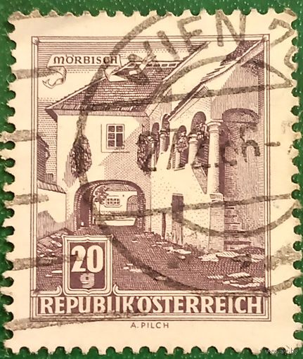 Австрия 1961. Сельский дом в посёлке Мёрбиш в земле Бургенланд