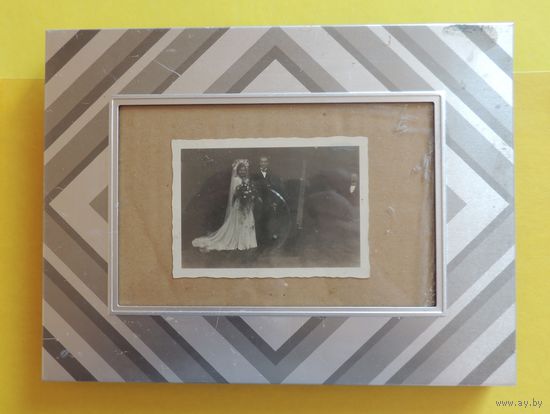 Фото в рамке "Свадьба", Германия, до 1917 г. (9*6 см без паспарту)