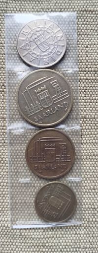 Саар 10, 20, 50, 100 франков 1954 - 1955 гг.