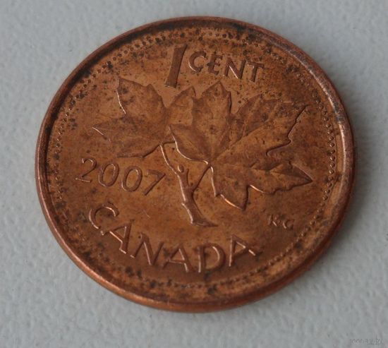 1 цент Канада 2007 г.в.
