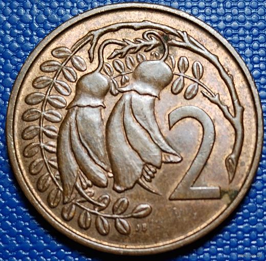 Новая Зеландия 2 цента 1967 г.