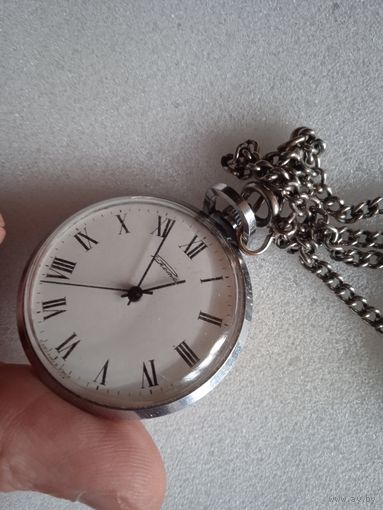 Часы карманные Ракета" Парусник" с шатленом