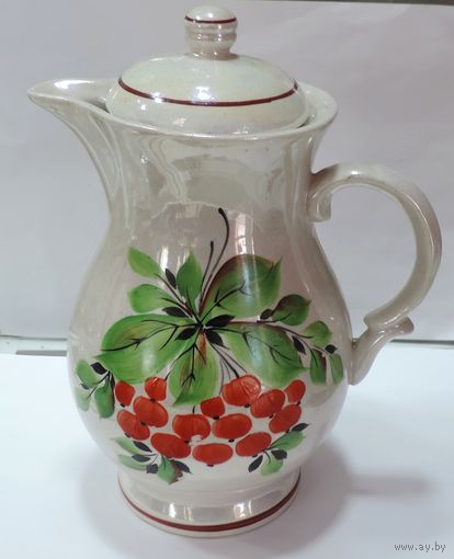 Кувшин фарфоровый 70-е годы СССР. Высота 23 см.