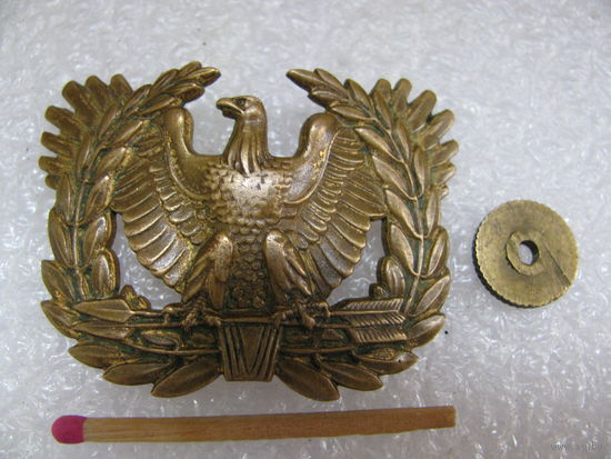 Кокарда. Warrant Officer US Army. Уорент офицер армии США. тяжёлая