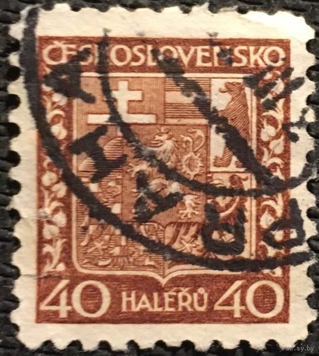 ЦІКАВІЦЬ АБМЕН! 1929, герб Чэхаславаччыны, 40 гелераў