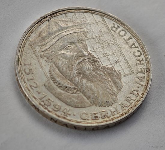 1969 год Германия 5 марок   серебро