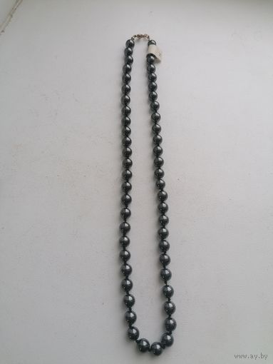 Бусы гематит