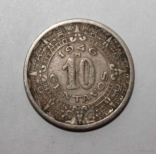 Мексика 10сентавос 1946г. VF+