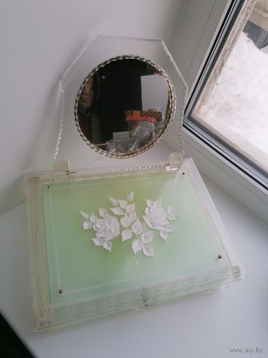 Шкатулка СССР Оргстекло, завод Рулон ГСНХ