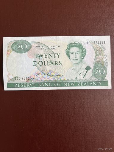Новая Зеландия 20 долларов 1989-92 гг. (Р-173c)